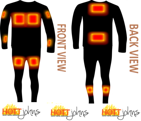 Thermal Long Underwear Heated | Cold Hunting Days, Not any more!!!
